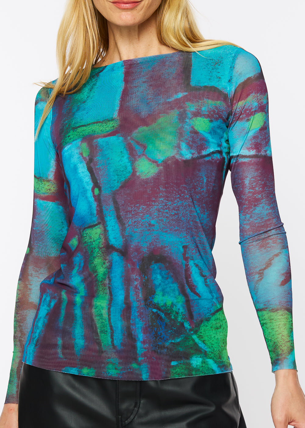 Blue Lagoon - Florence Double Sheer Top