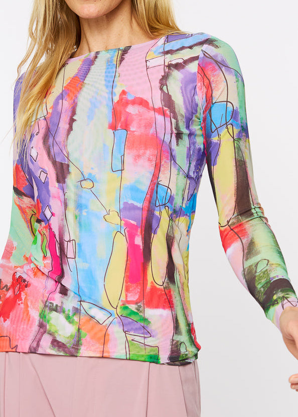 Candy Shop - Florence Double Sheer Top