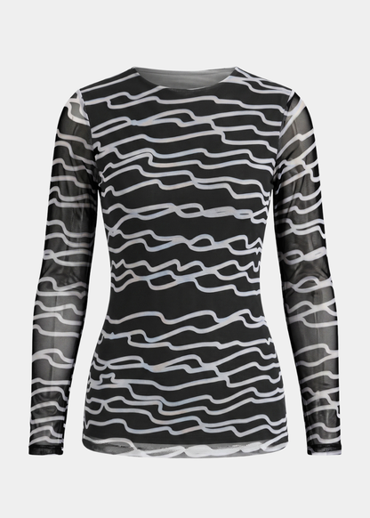 In Waves - Florence Double Sheer Top