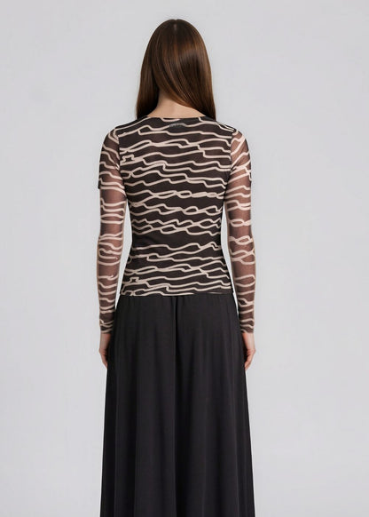 In Waves - Florence Double Sheer Top