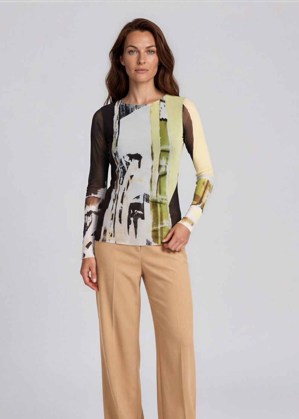 Off the Record - Florence Double Sheer Top