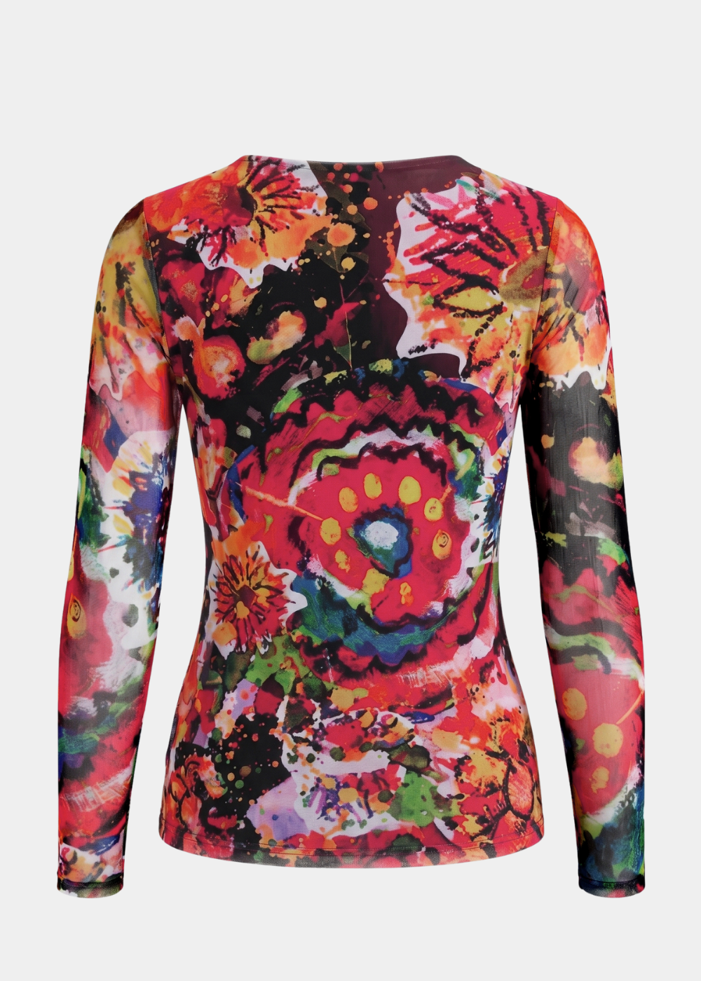 Showoff - Florence Double Sheer Top
