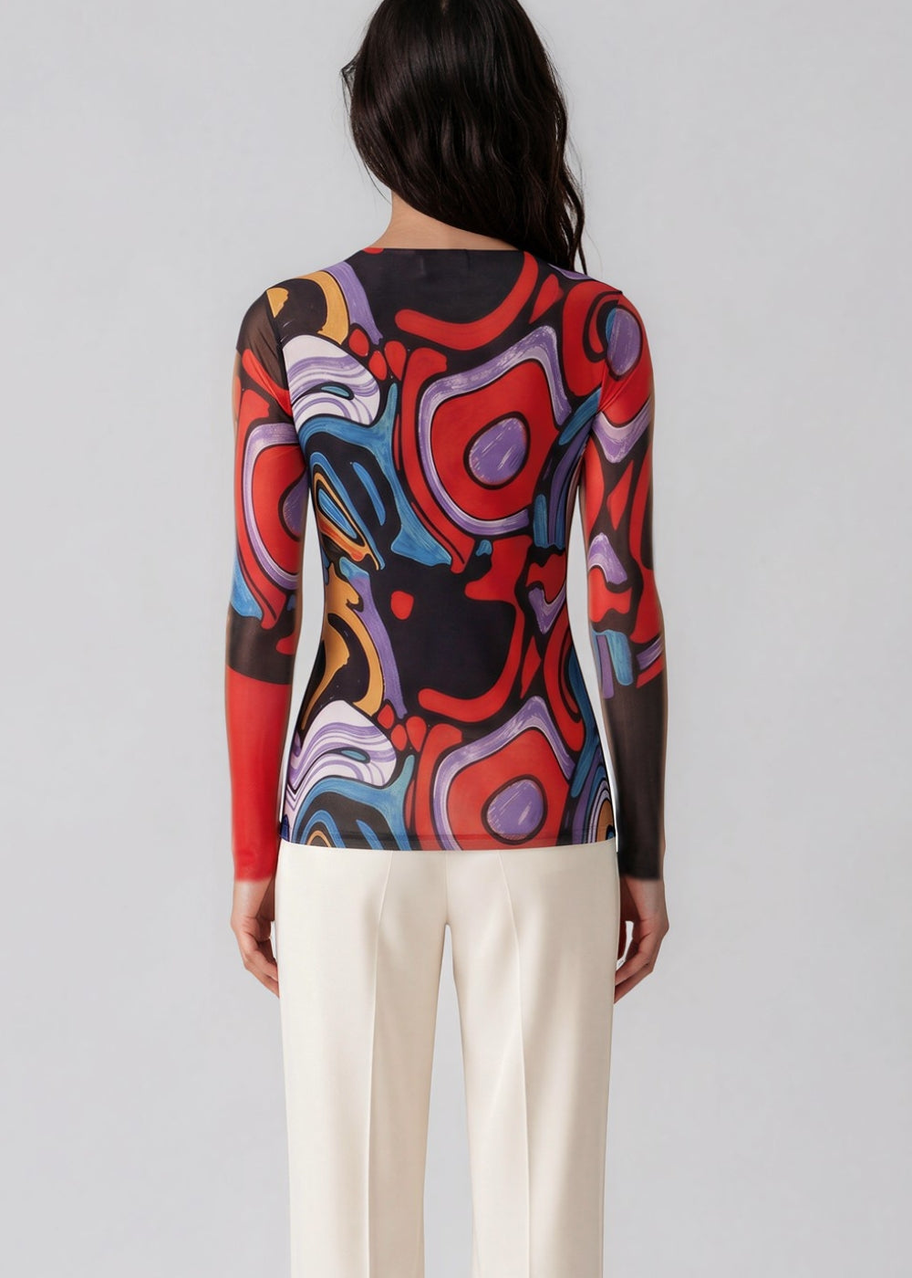 Capricious - Florence Double Sheer Top
