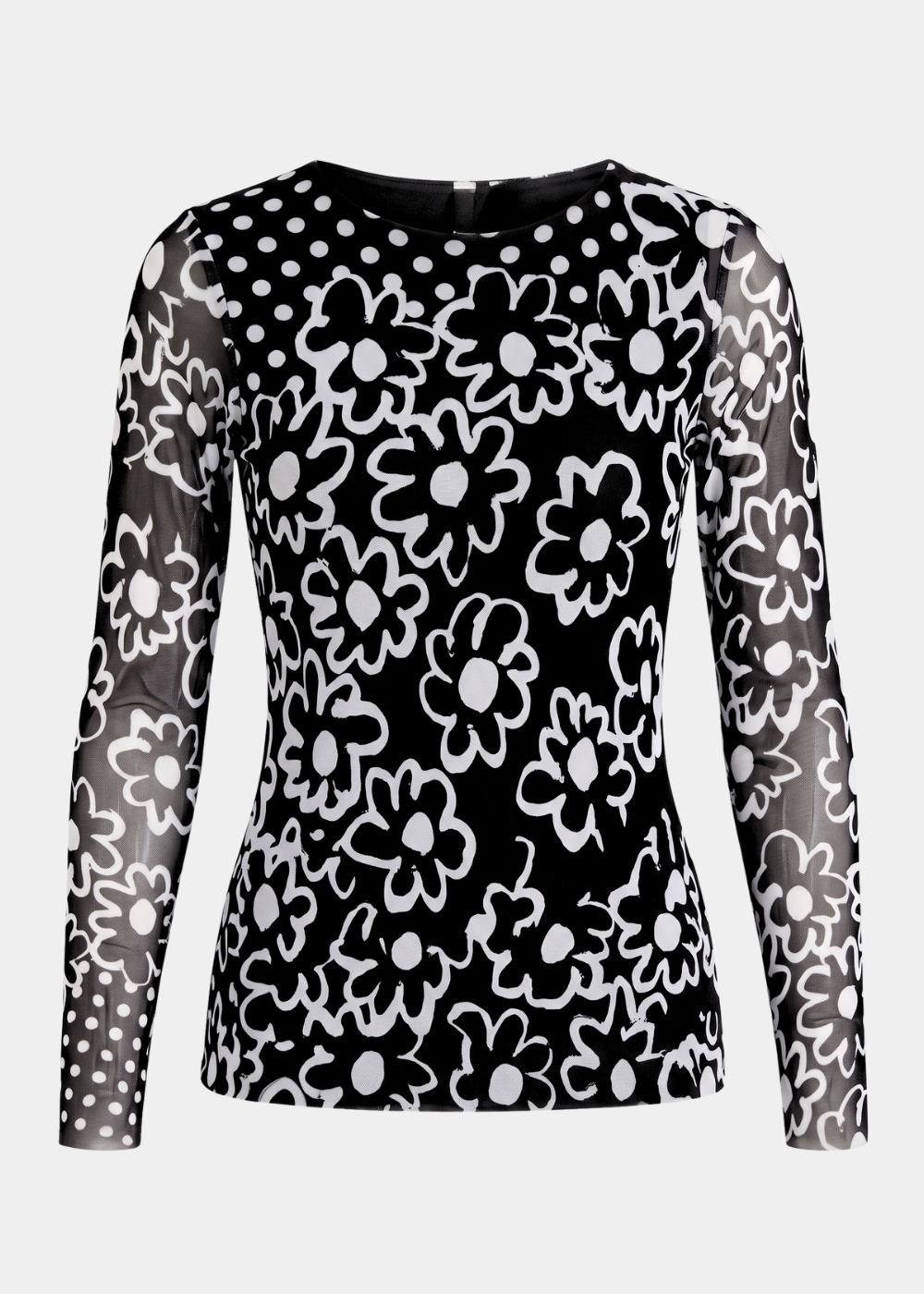Twiggy - Florence Double Sheer Top