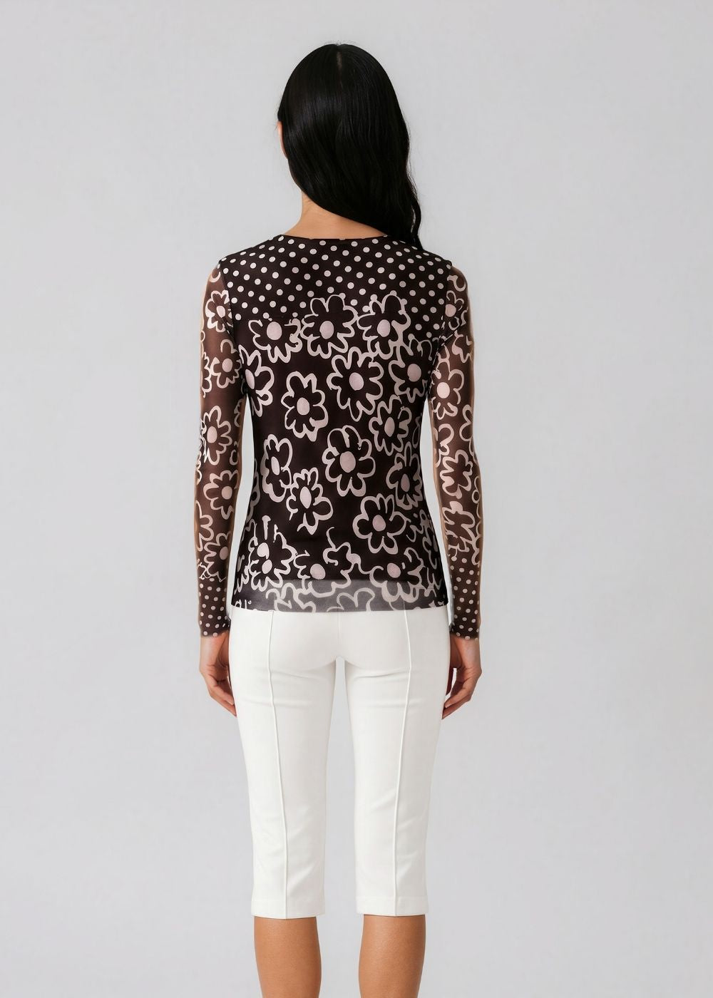 Twiggy - Florence Double Sheer Top