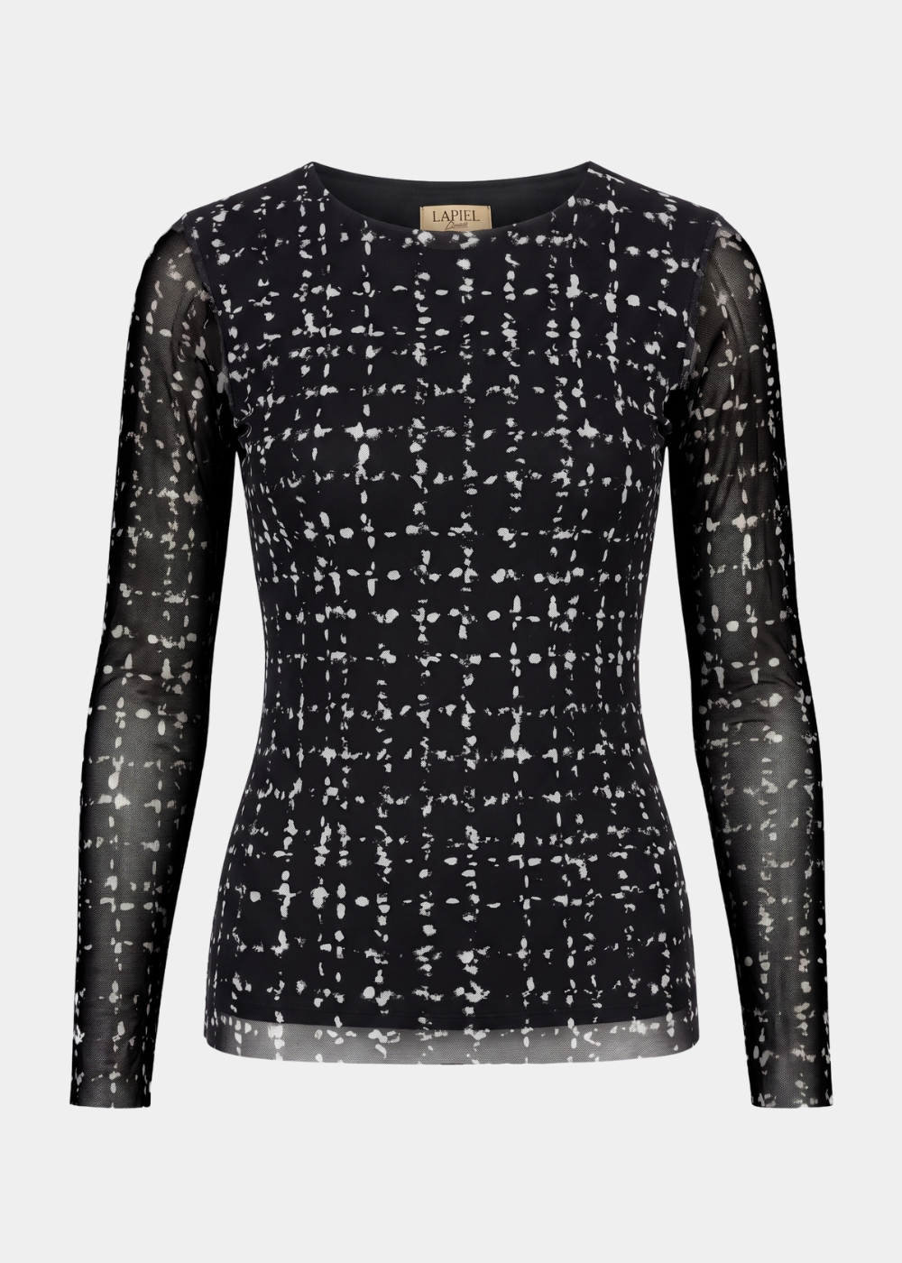 Tweed Texture - Florence Double Sheer Top