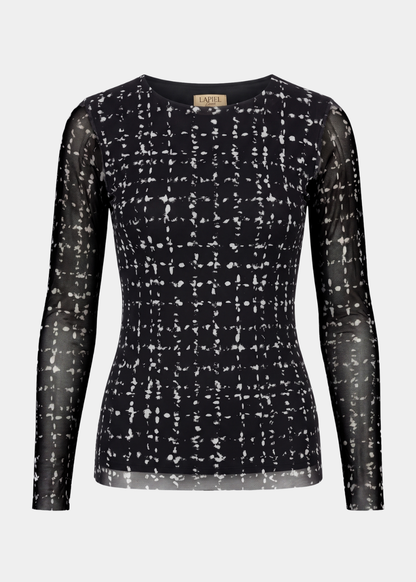 Tweed Texture - Florence Double Sheer Top