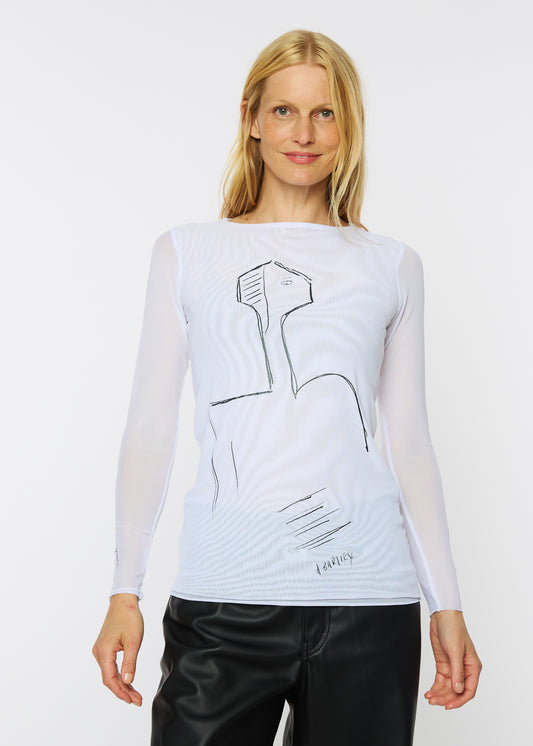 Femme - Florence Double Sheer Top (DTF)