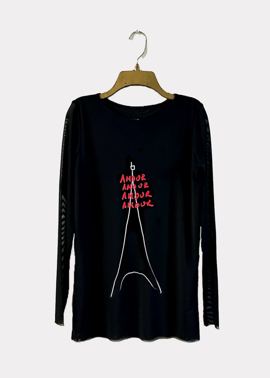 Amour - Florence Double Sheer Top