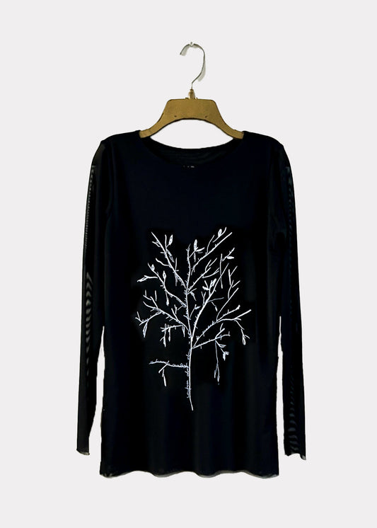 Au Naturel - Florence Double Sheer Top