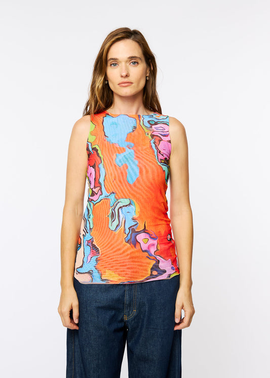 Wake Up - Florence Mesh Tank Top - In Stock
