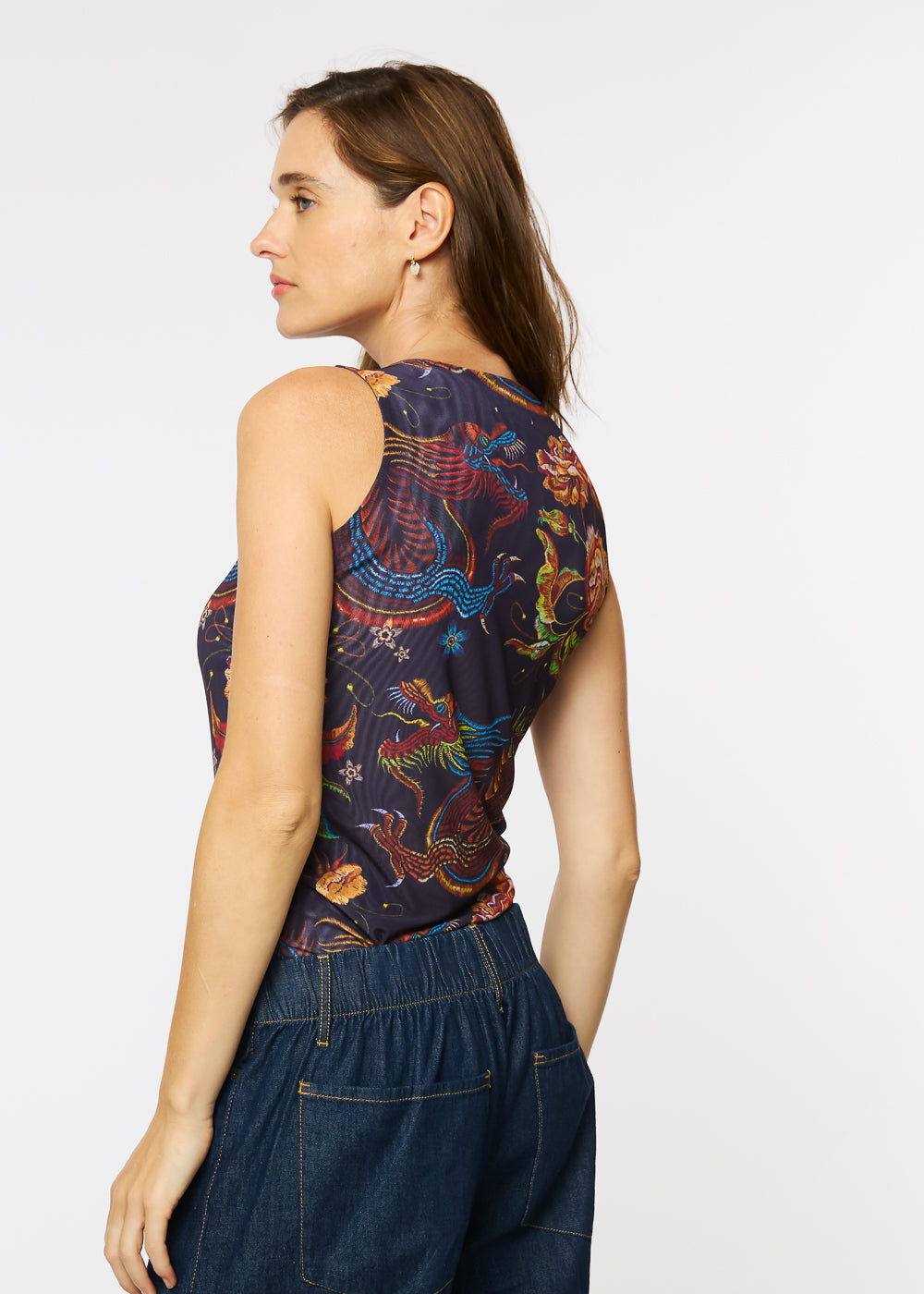 Dragon Rose - Florence Mesh Tank Top