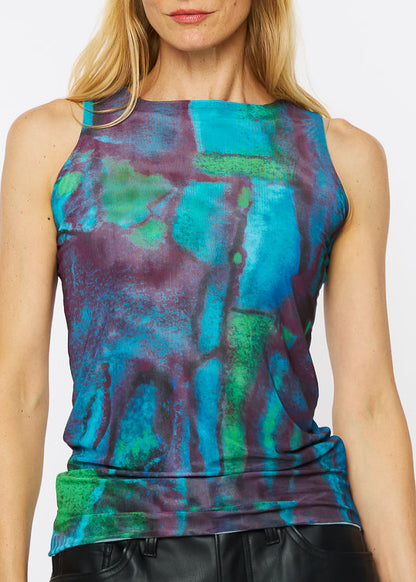 Blue Lagoon - Florence Mesh Tank Top