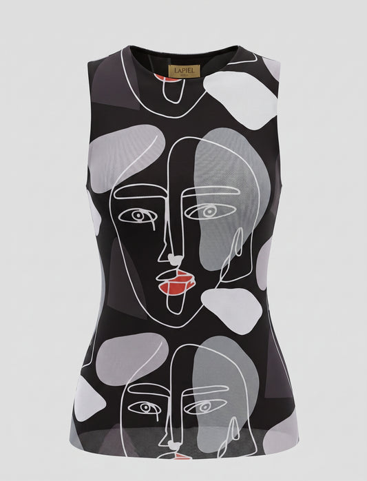 C'est Moi - Florence Mesh Tank Top
