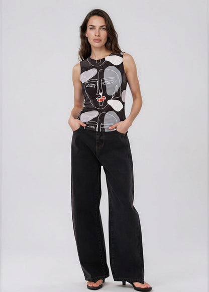 C'est Moi - Florence Mesh Tank Top