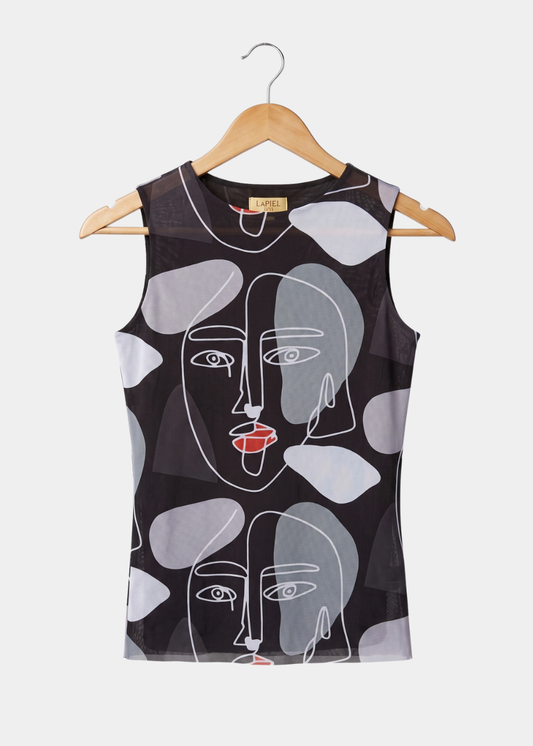 C'est Moi - Florence Mesh Tank Top