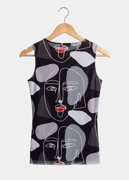 C'est Moi - Florence Mesh Tank Top