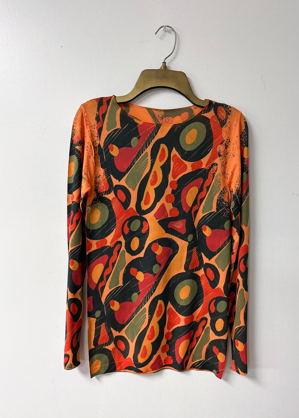 60's Second Skin Raw Edge Top - In Stock