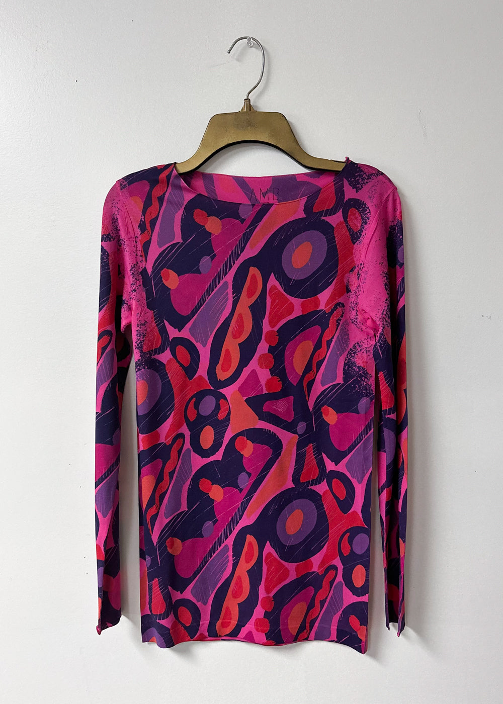 60's Second Skin Raw Edge Top - In Stock