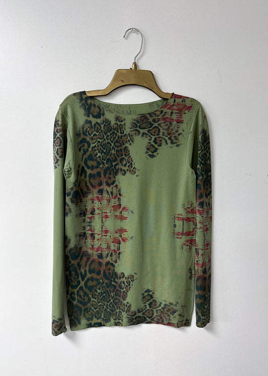 A Bit Animal Second Skin Raw Edge Top - In Stock