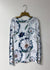 Daisies Second Skin Raw Edge Top - In Stock