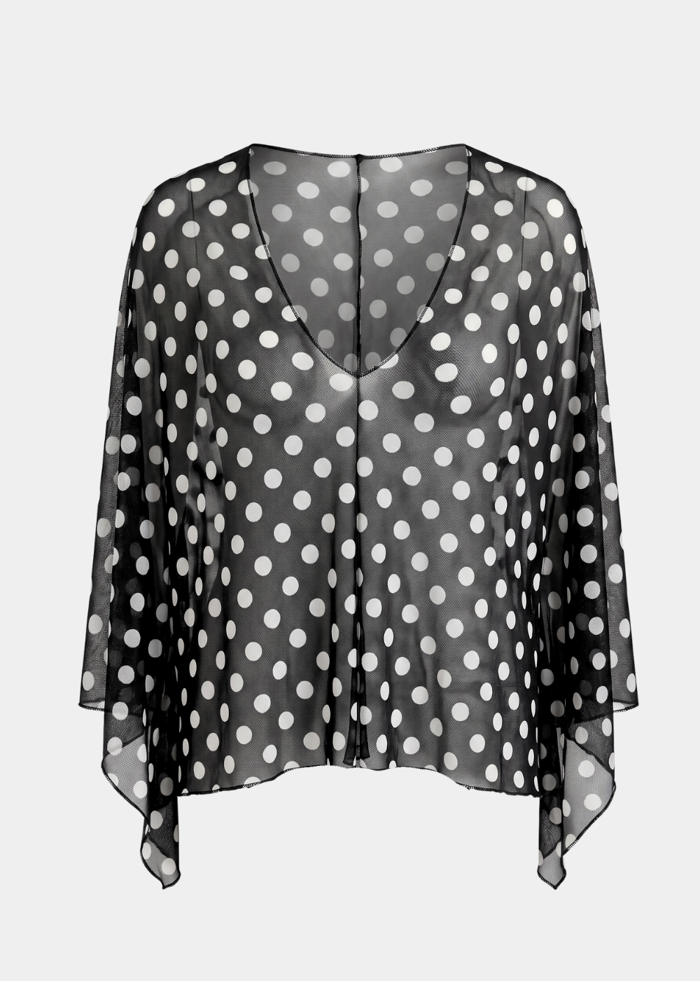 Mila Ponshawl in Polka Dot on Black