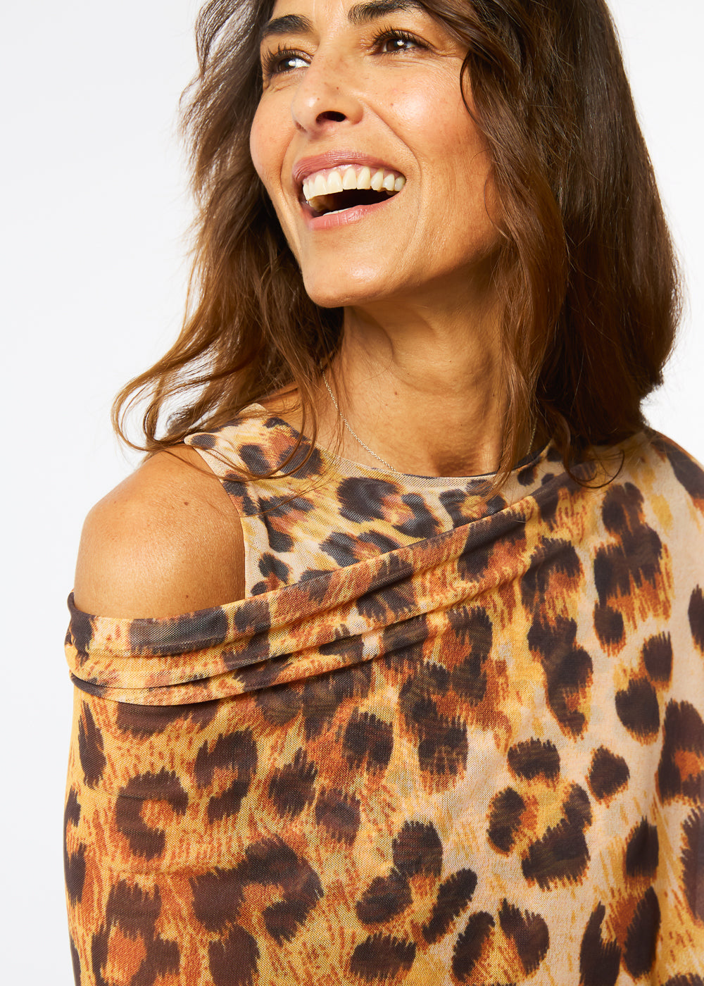 Mila Ponshawl in Leopard - In Stock