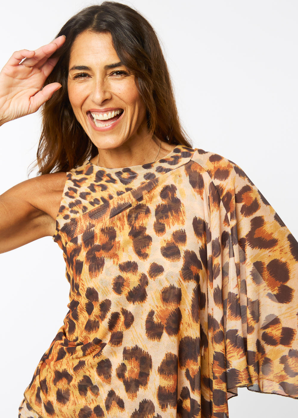 Mila Ponshawl in Leopard - In Stock