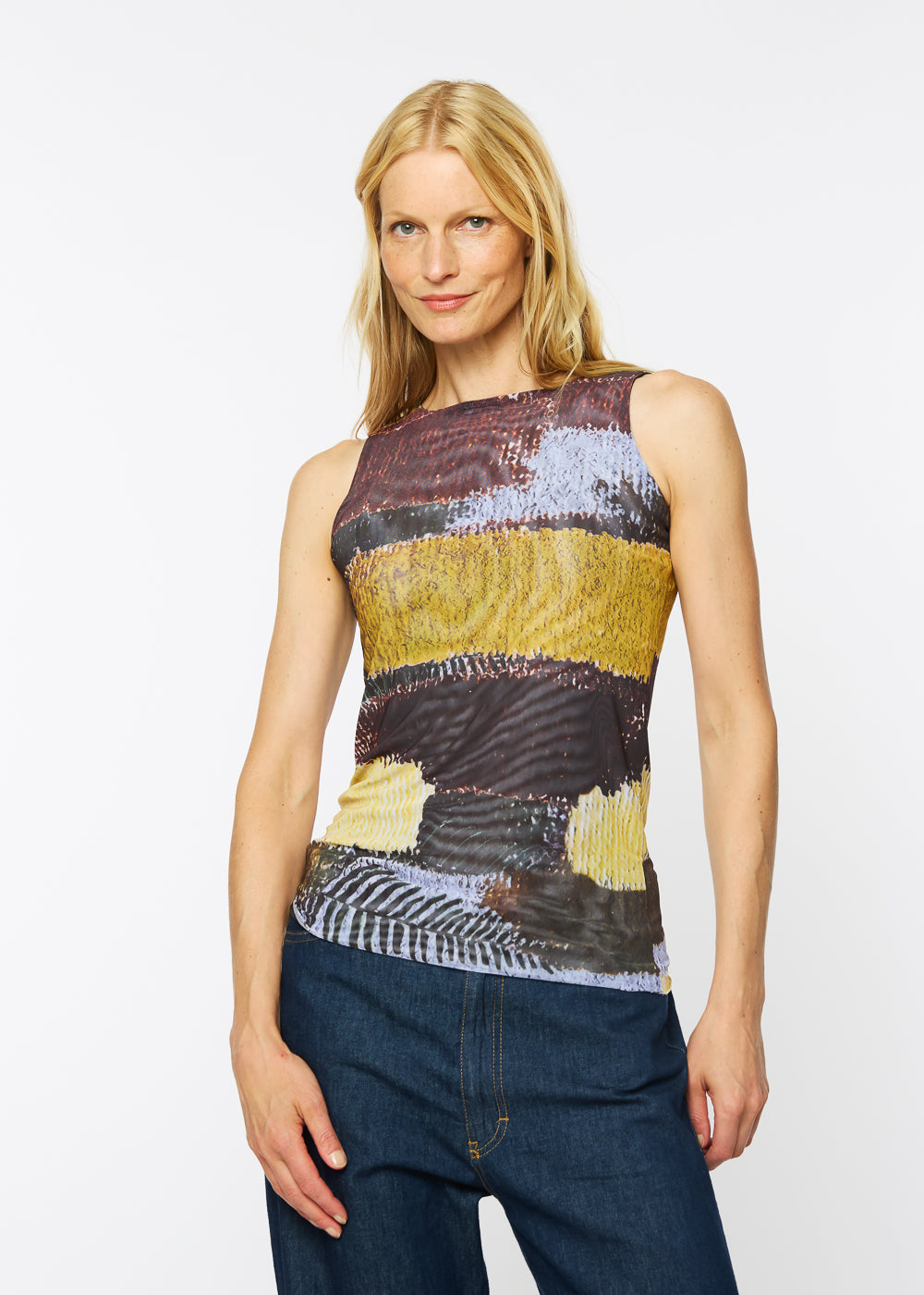 Habitat - Florence Solid Double Sheer Tank Top