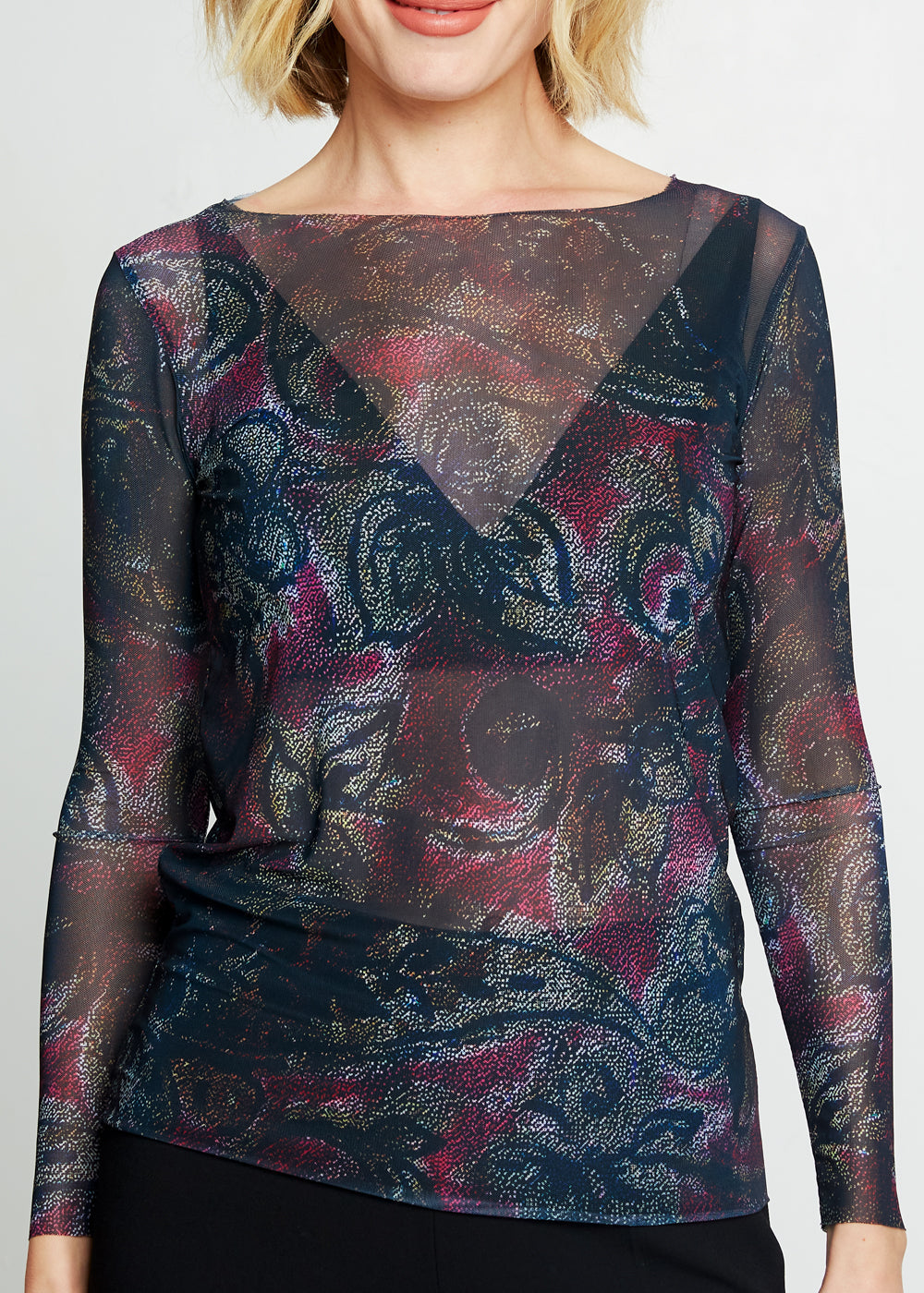 Velvety - NudiTee Sheer Top - In Stock