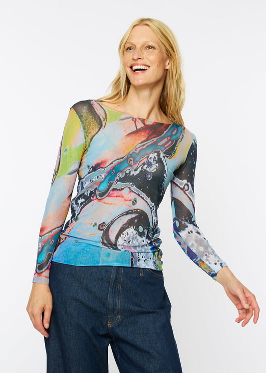 In Space - NudiTee Sheer Top - In Stock