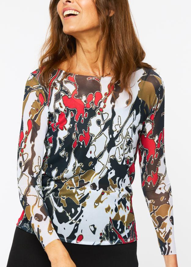 Drama - NudiTee Sheer Top - In Stock