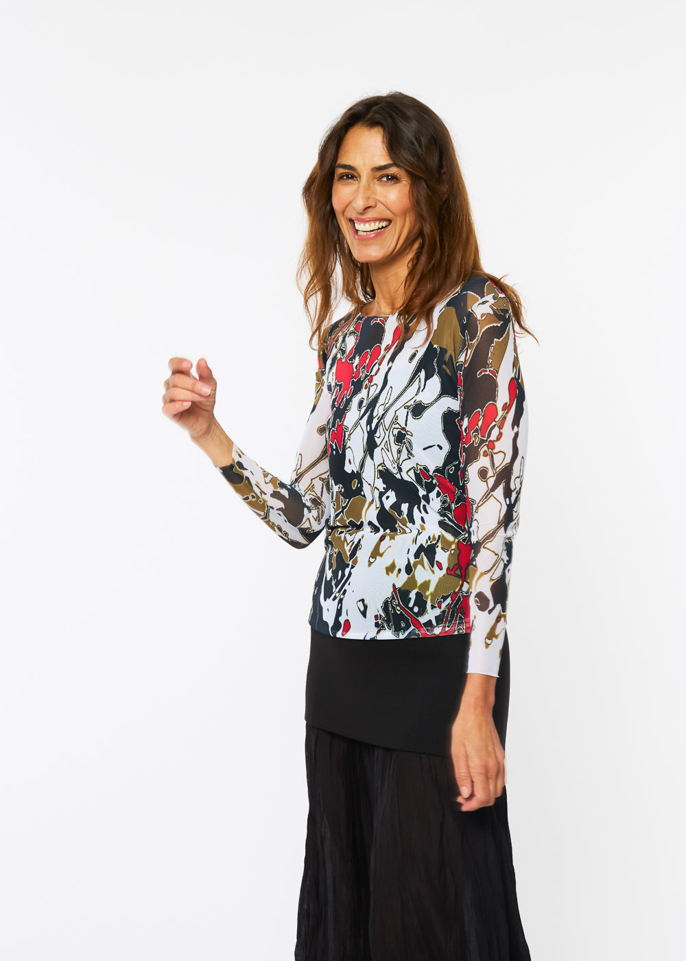 Drama - NudiTee Sheer Top - In Stock