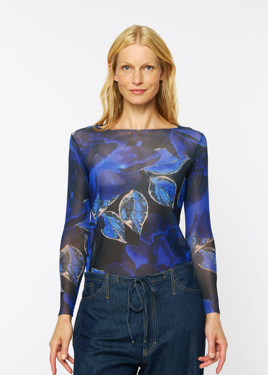 Feeling Blue - NudiTee Sheer Top - In Stock