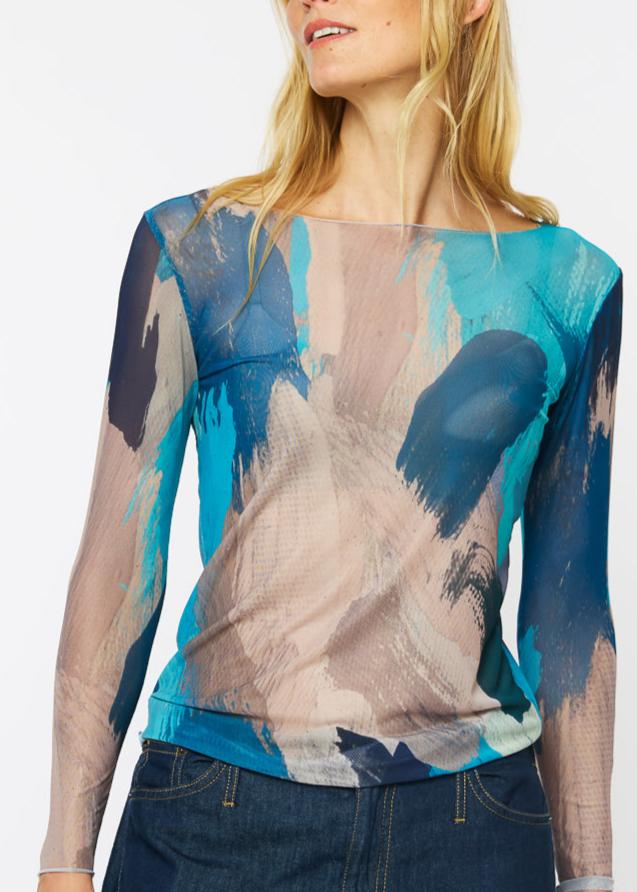 Celestial - NudiTee Sheer Top - In Stock