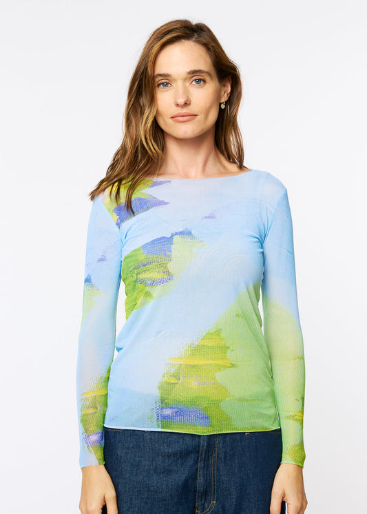 Easy Breezy - NudiTee Sheer Top - In Stock