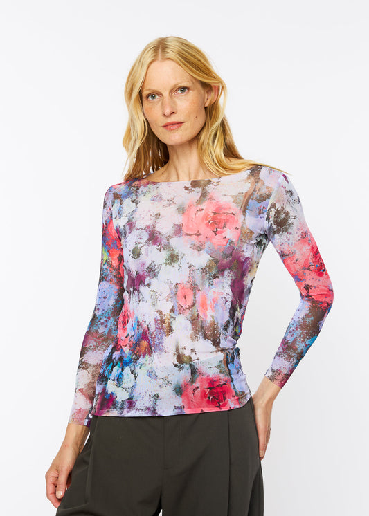 Garden Haze - NudiTee Sheer Top