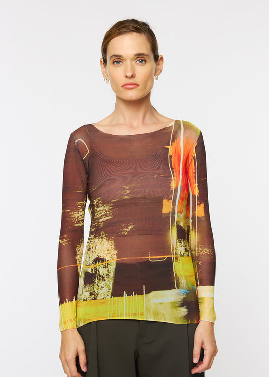 Solar Rust - NudiTee Sheer Top