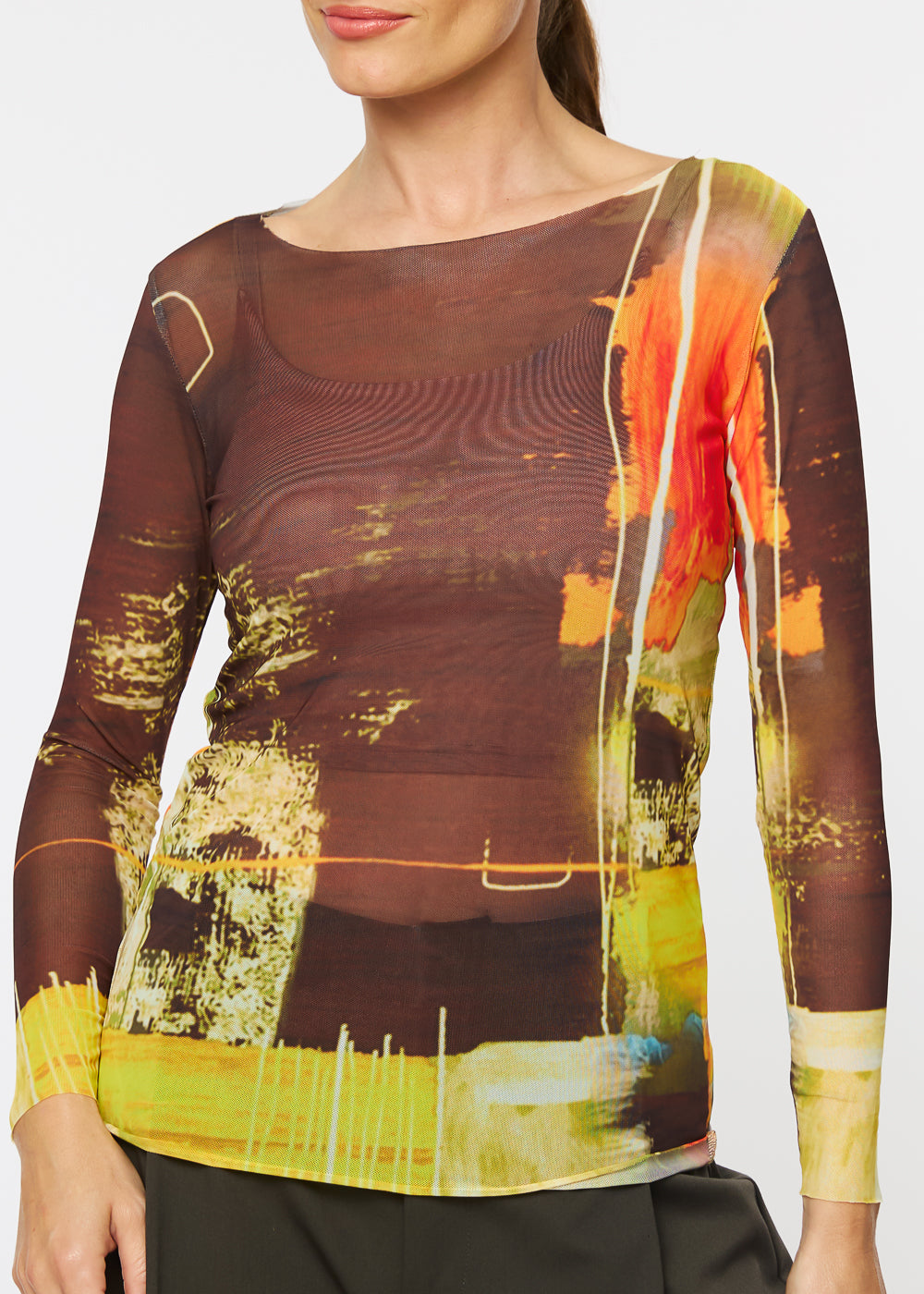 Solar Rust - NudiTee Sheer Top