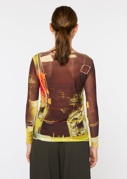 Solar Rust - NudiTee Sheer Top