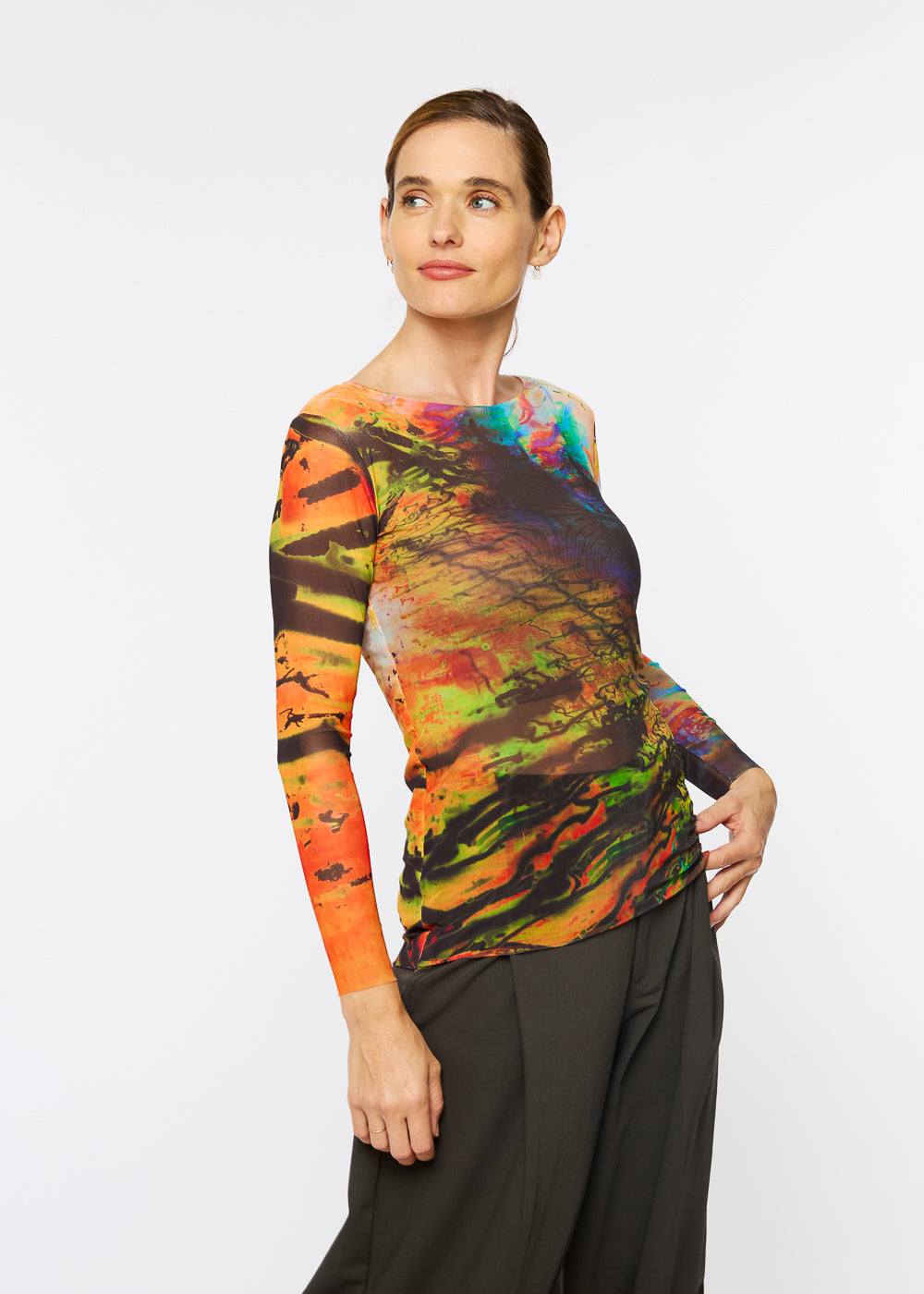 Inner Fire - NudiTee Sheer Top