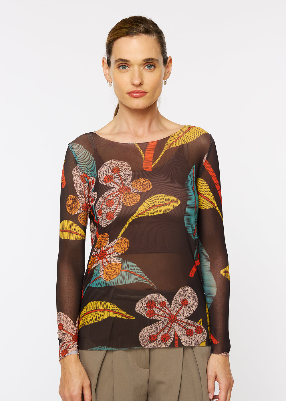 Folk Garden - NudiTee Sheer Top