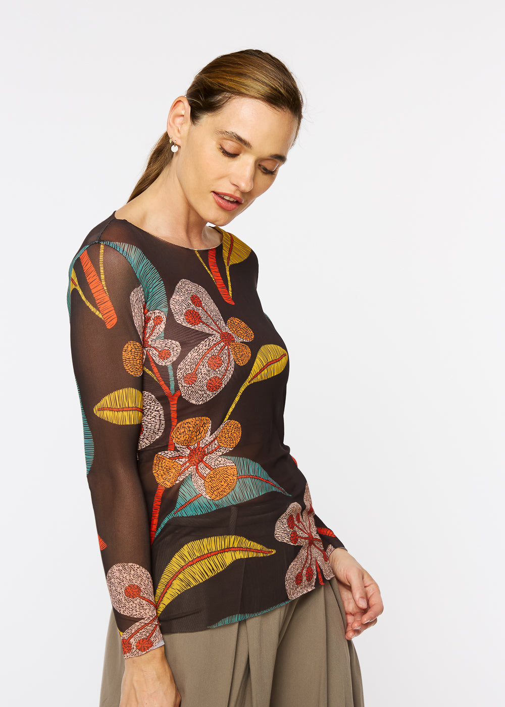 Folk Garden - NudiTee Sheer Top