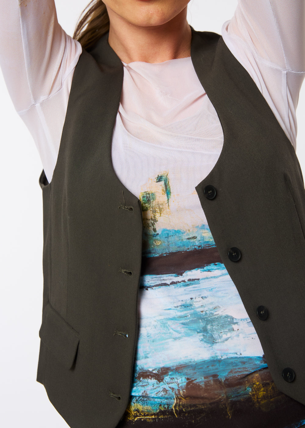 Saint-Michel - NudiTee Sheer Top