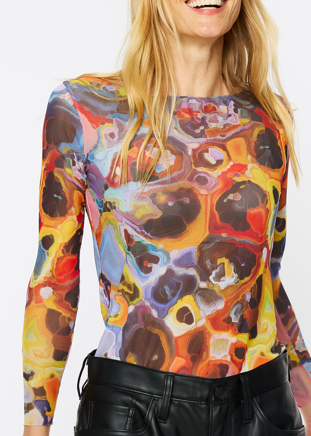 Evolution - NudiTee Sheer Top