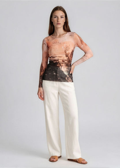 Serene - NudiTee Sheer Top