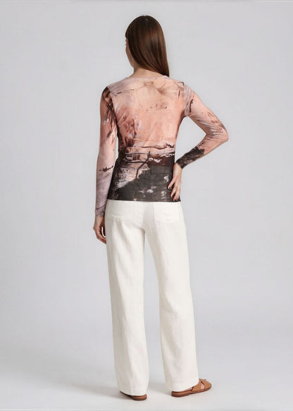 Serene - NudiTee Sheer Top