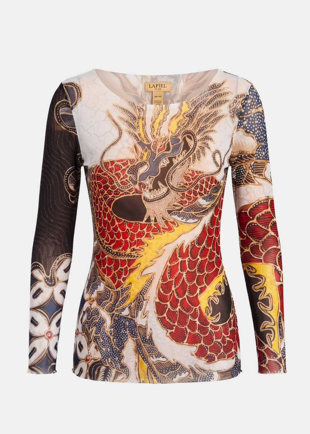 Dragon Feast - NudiTee Sheer Top