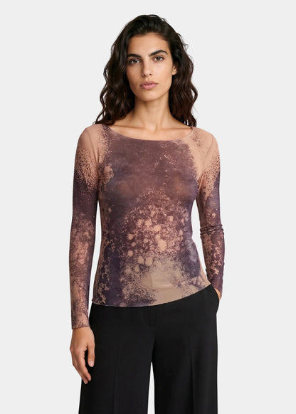Twilight - Nudi Ink Mesh Top