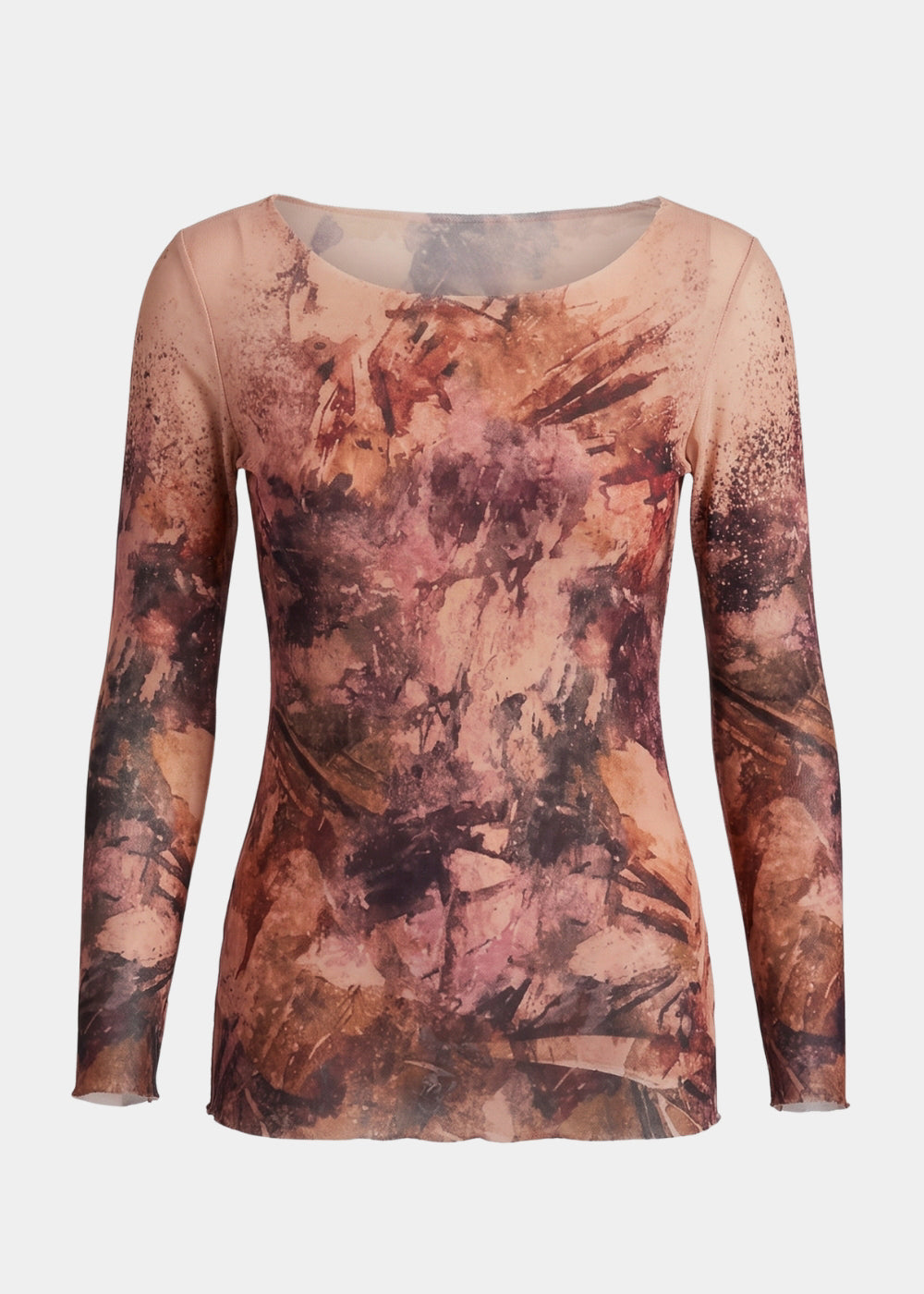 Volcanic - Nudi Ink Mesh Top